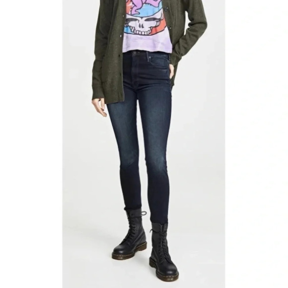 MOTHER The High Waisted Looker Ankle Fray Jeans in Last Call Size 27 - Picture 12 of 12